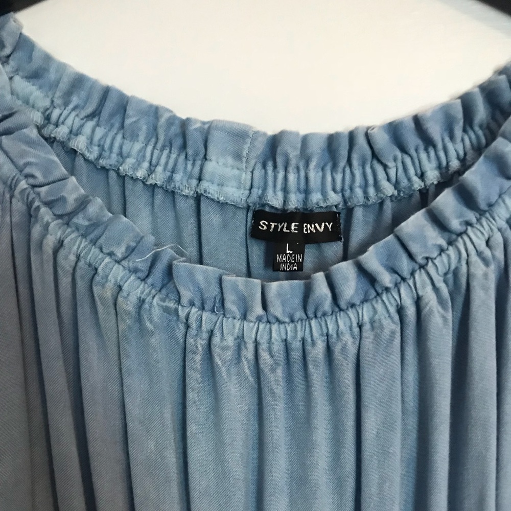 Soft denim blue romper!!